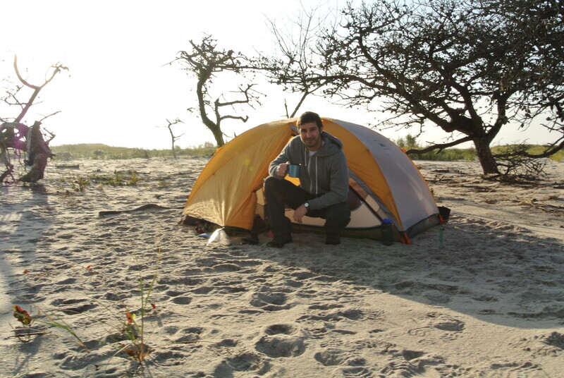Nicholas Papadonis Camping Fire Island, NY